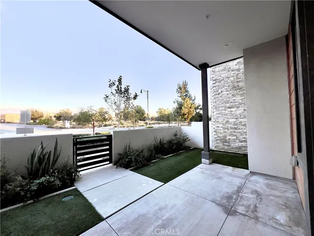 Private front patio with artificial grass and CA friendly plants #2