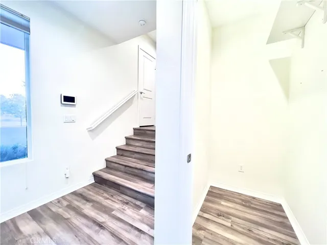 Entry closet next to attached garage