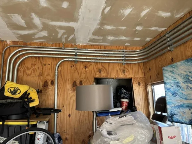 Unit 1 garage with solar battery storage access