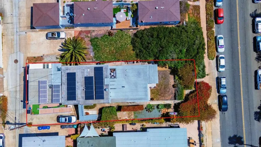 Aerial of all four units