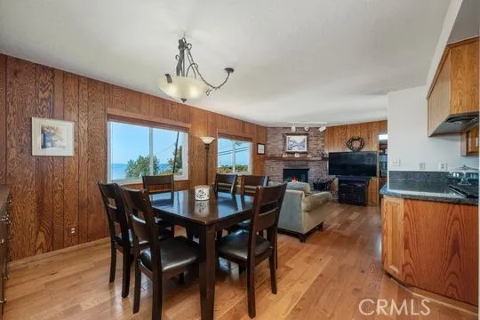 Eating area in family room