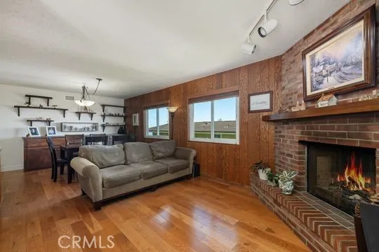 Family room with eating area