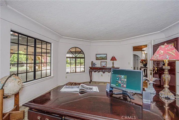 Spacious Office, view of Porte Cochere.