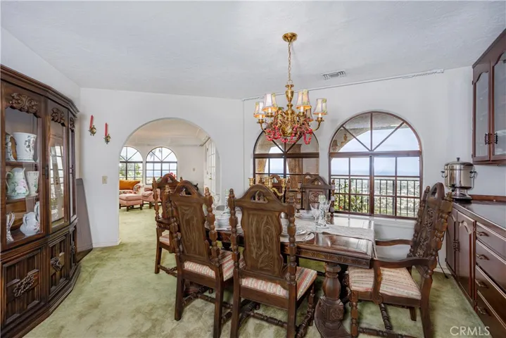 Formal Dining Room with views!