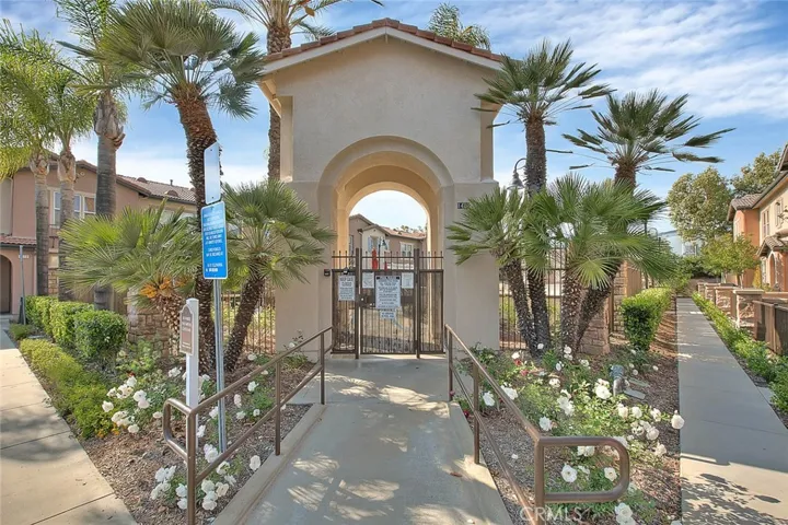 Gated entry to HOA community pool