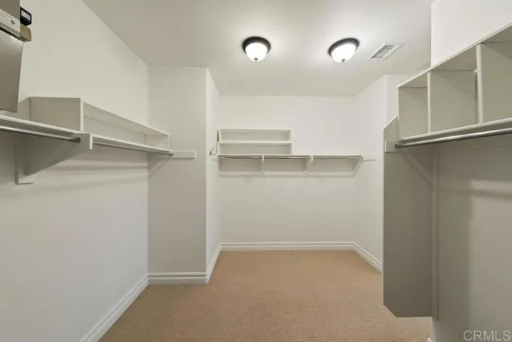Primary Spacious closet