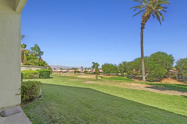 view out over golf course