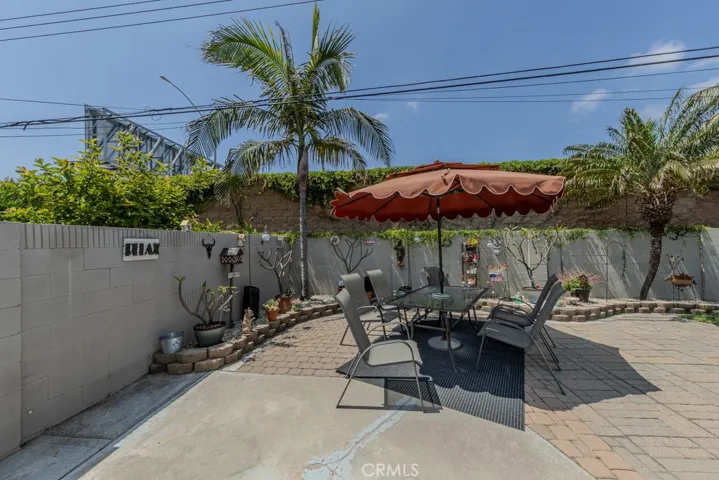 Another view of the backyard