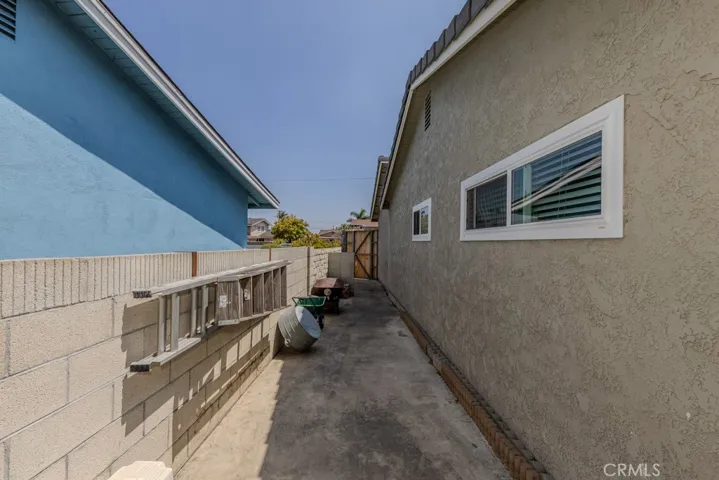 View of the side of the house