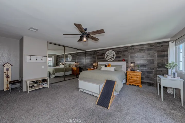 View of huge master bedroom