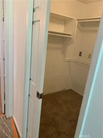 Master suite his and hers closets