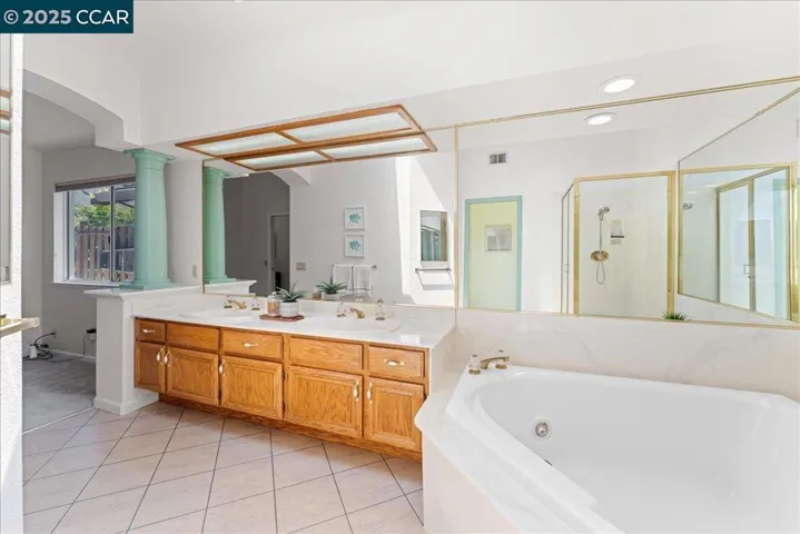 Imagine Unwinding in this Large Soaker Tub