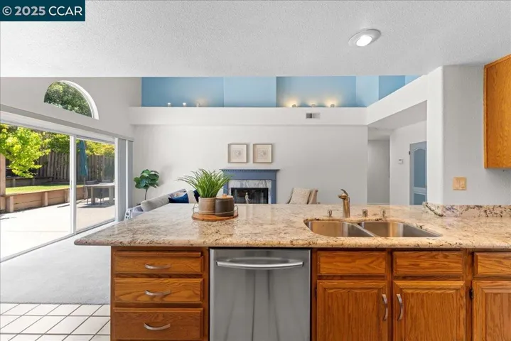 Enjoy the Views of the Backyard While You Cook
