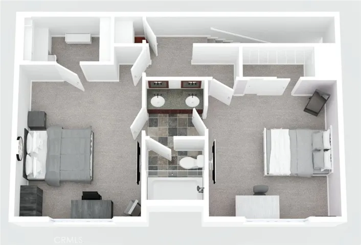 2nd Floor 3D Rendering