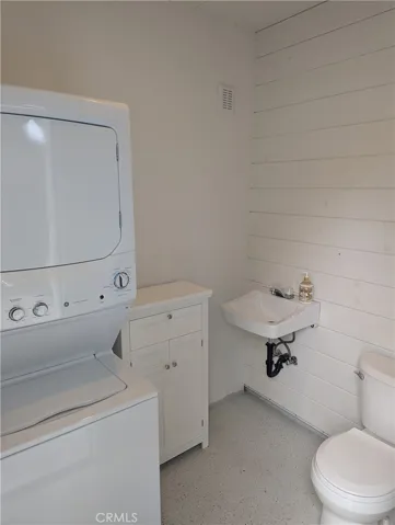 Laundry Room/ Half Bath Downstairs at Entry