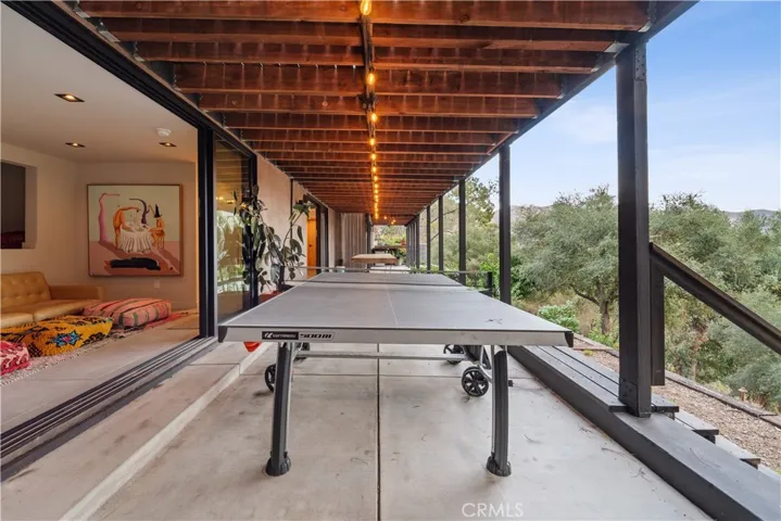 Downstairs covered patio