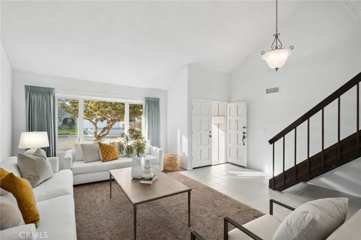 Double door entry leads to a spectacular home