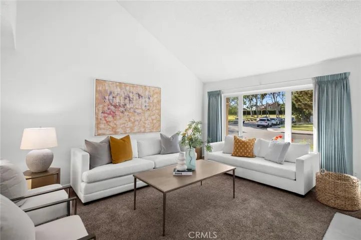 Oversized picture window offers incredible natural sunlight and views