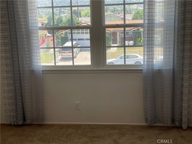 look out from one of the upstairs bedroom windows