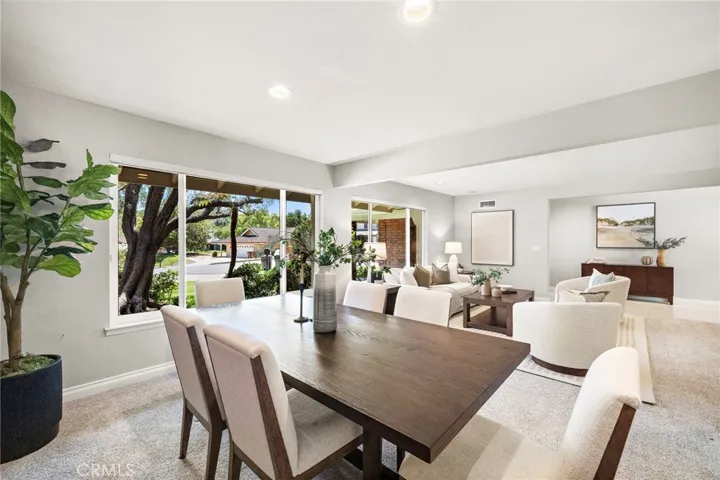 Formal living room and dining