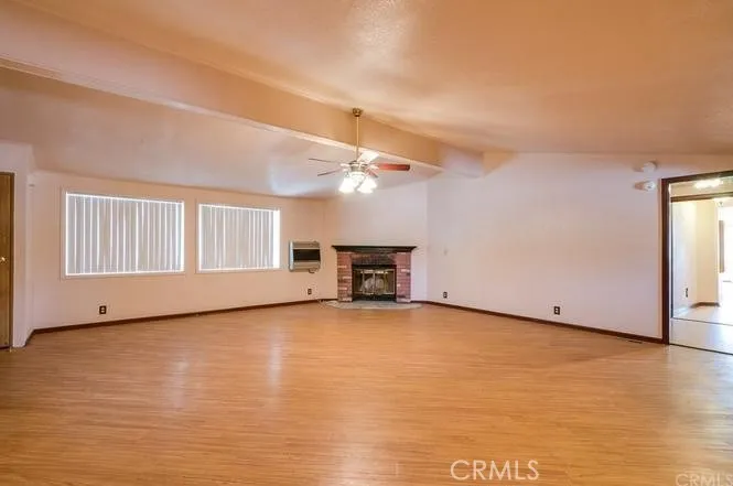 fireplace and living room