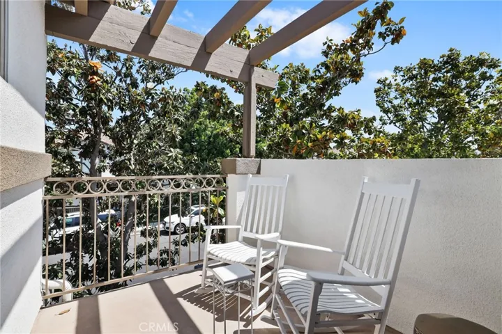Secondary bedroom balcony.