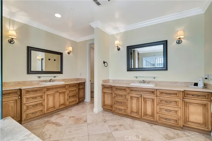 Primary bathroom from tub