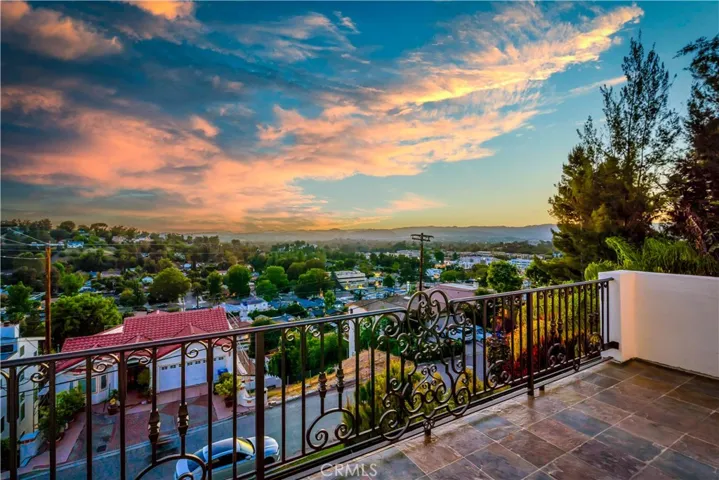 Twilight view from 3rd floor balcony