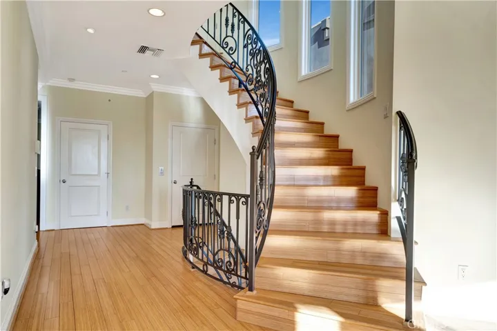 Second floor with staircase to 3rd floor