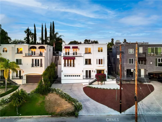Front of home drone shot