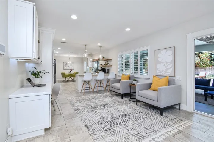 Family Room and Kitchen