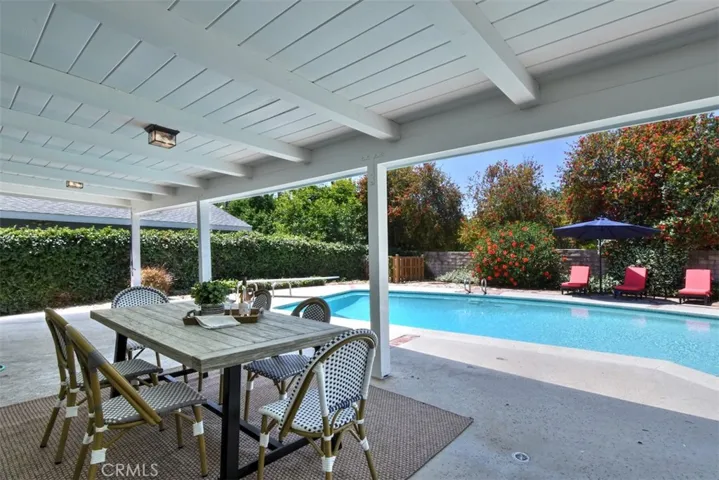 Backyard with Covered Patio