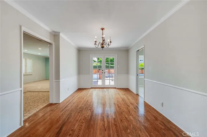 Dining room that flows into large Family Room and remodeled kitchen