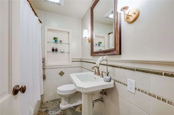 Full Hall Remodeled Bathroom with Shower/Tub combo