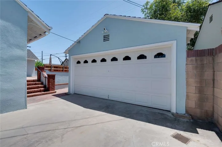 2 Car detached garage