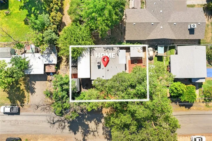 Arial View of House