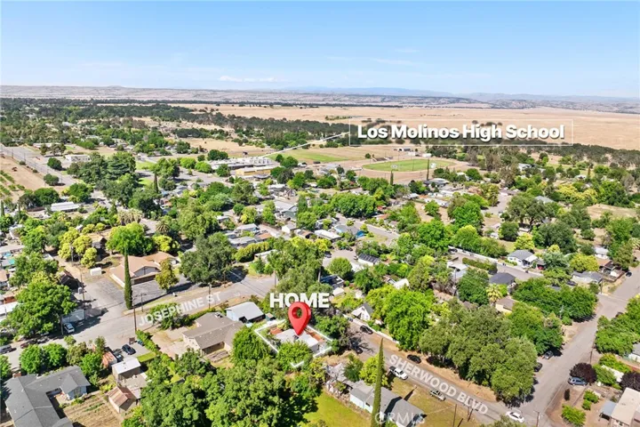 Arial View of Neighborhood