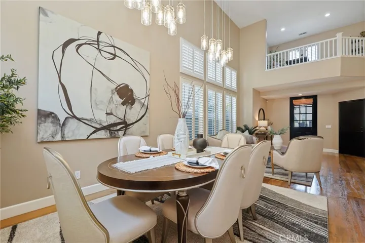 Very open entry with Formal Living & Dining