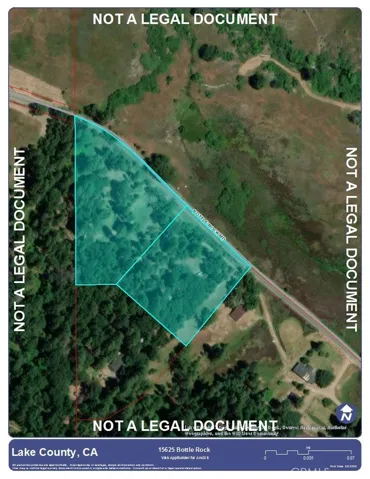 Aerial with adjacent parcel
