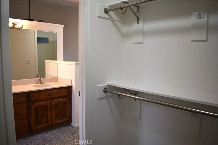 Master walk in closet