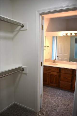 Master walk in closet