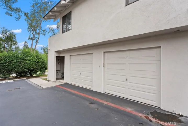 One-car garage.