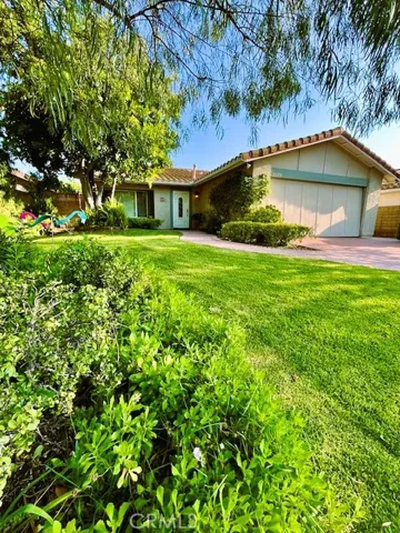 front of home and yard