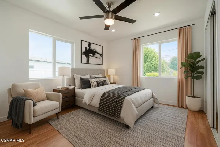 staged Primary bedroom