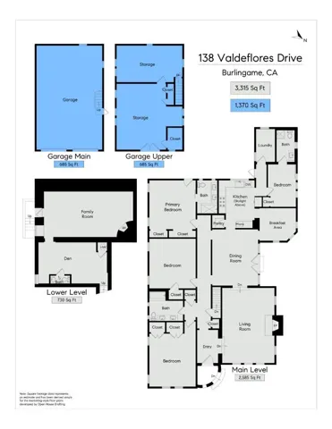 138 Valdeflores Drive, Burlingame, California 94010