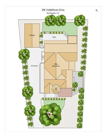 138 Valdeflores Drive, Burlingame, California 94010
