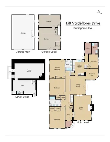 138 Valdeflores Drive, Burlingame, California 94010