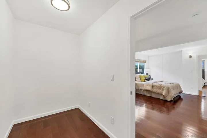 Primary bedroom boasts two closets including oversized walk-in closet.