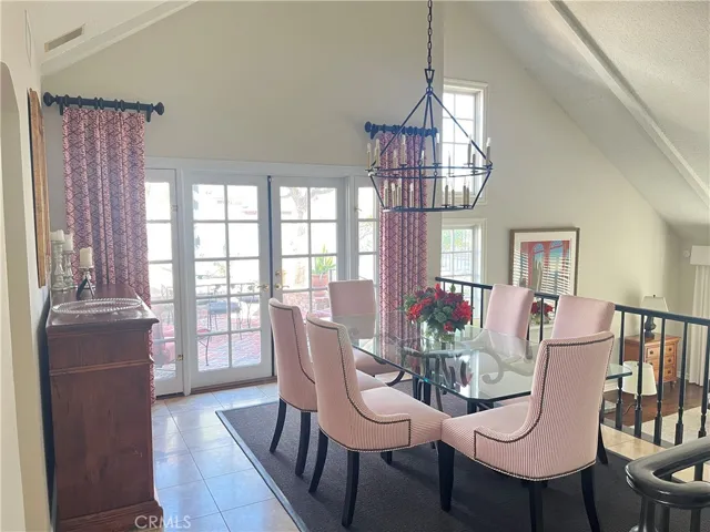 Dining room upon entry