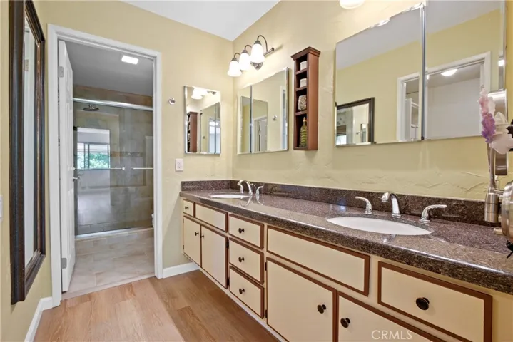 Mastar bath with new floor